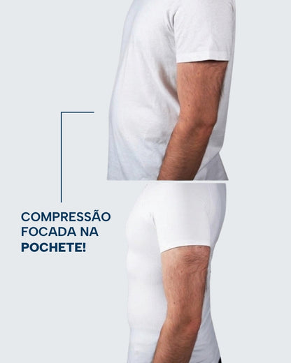 Compressão focada na pochete